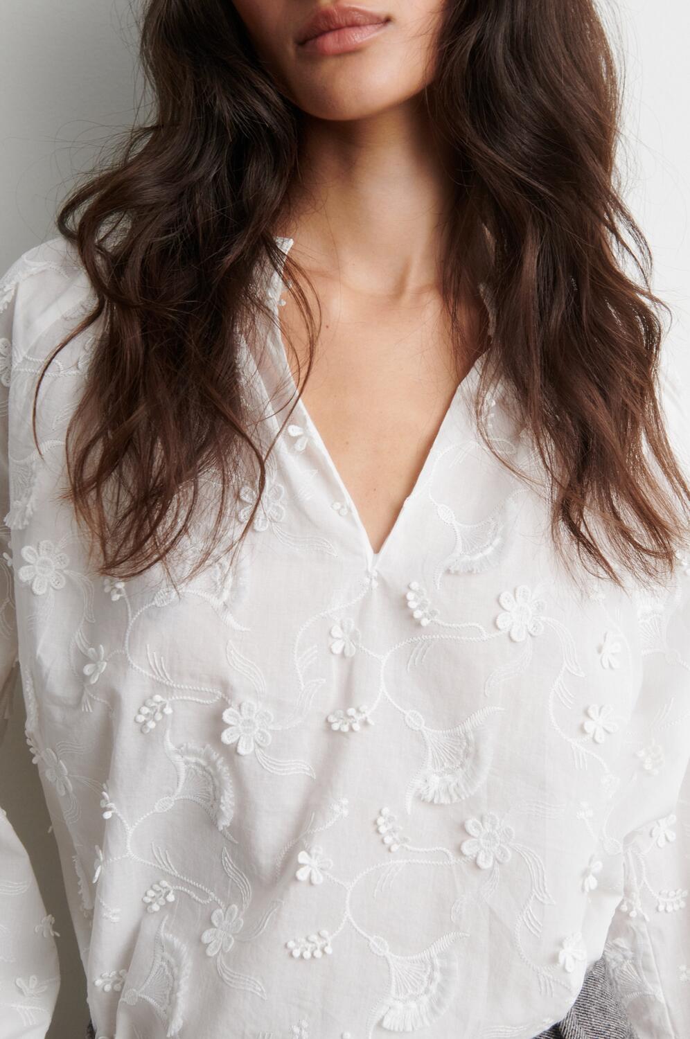 Rosalil bluse - Bright White